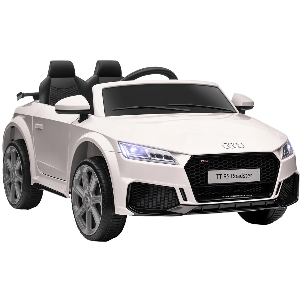 Auto elettrica per bambini Audi TT RS ¨C zephmum ¨C Bianco