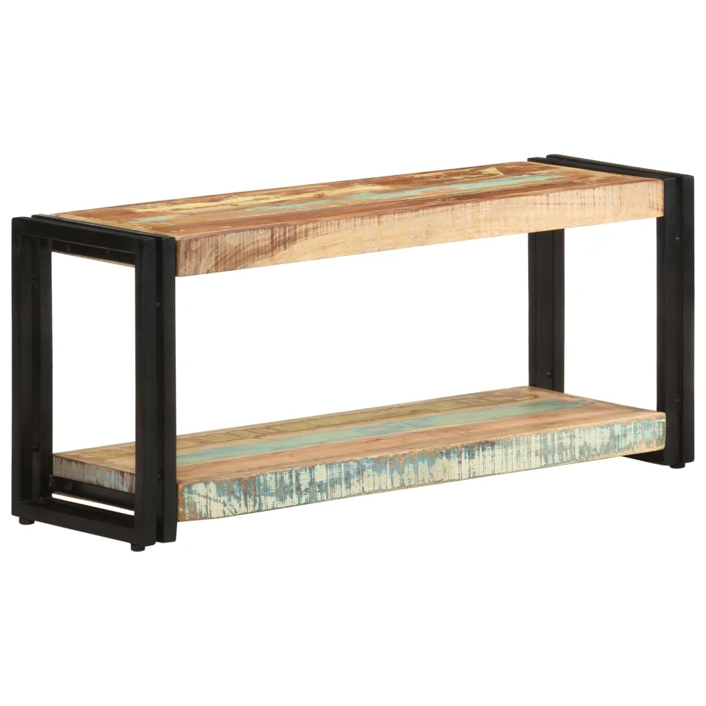 Mobile Porta TV 90x30x40 cm in Legno Massello di Recupero cod mxl 38782