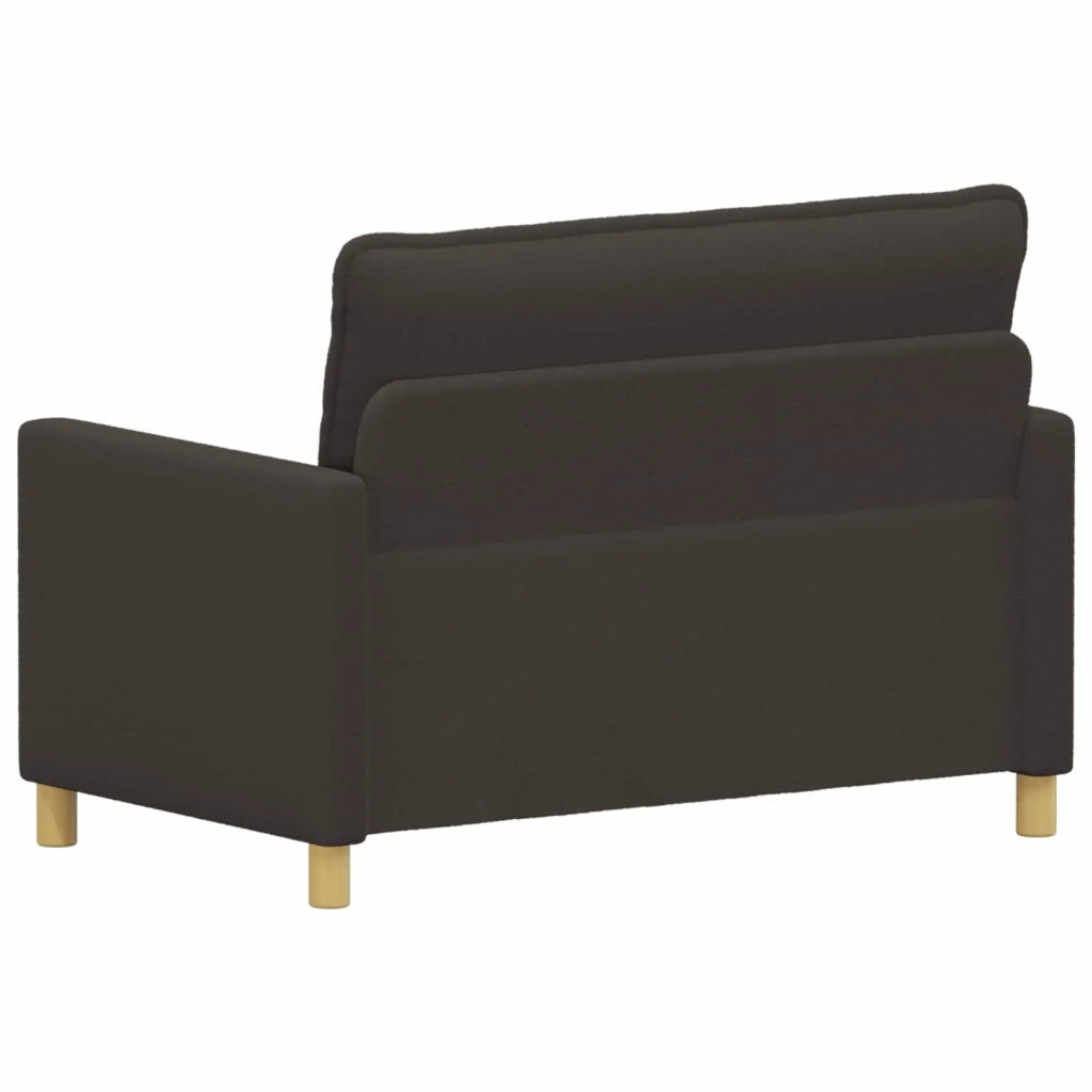 Divano Grigio Scuro 126 x 81 x 87,5 cm Tessuto