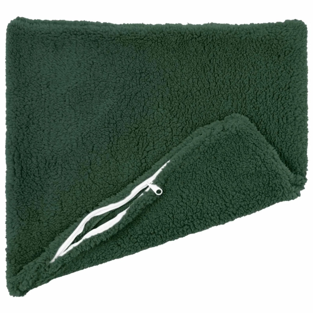 Federa 2 pcs HEERLEN Verde Scuro 45 x 45 cm Bouclé 910588