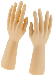 Manichino per gioielli con 1 coppia di mani, supporto per gioielli, contenitore per anelli, orologi, guanti, cassettiera per organizzare bracciali, accessori per foto, pelle.