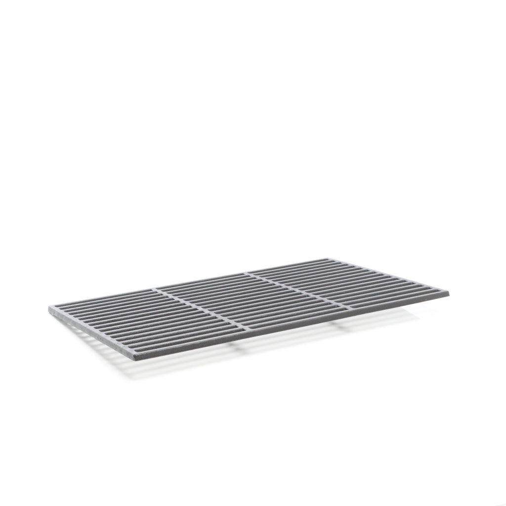 Griglia rettangolare in ghisa 54 x 34 cm per barbecue a carbone e a gas