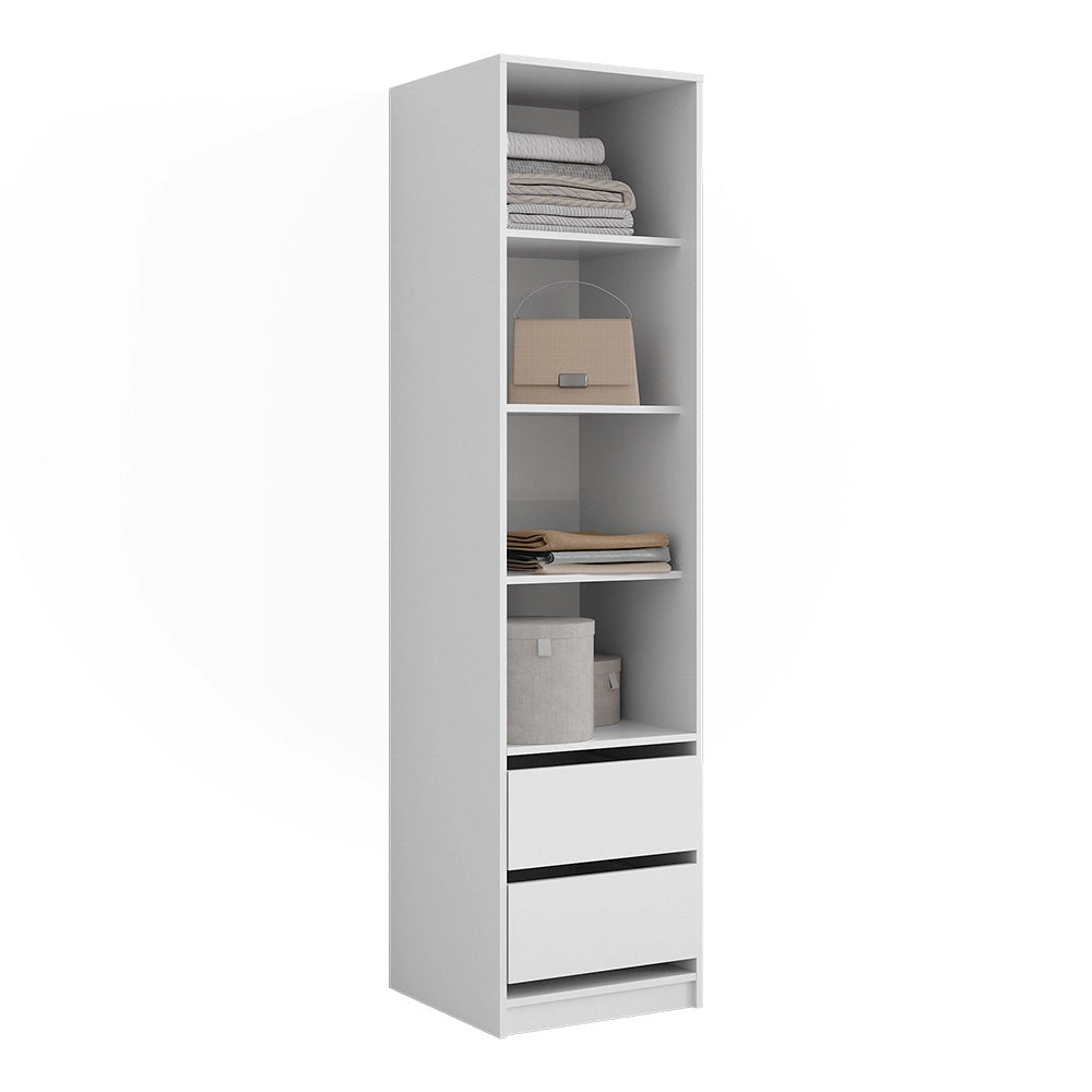 Armadio Elmo Bianco 50 x 200 cm Vicco