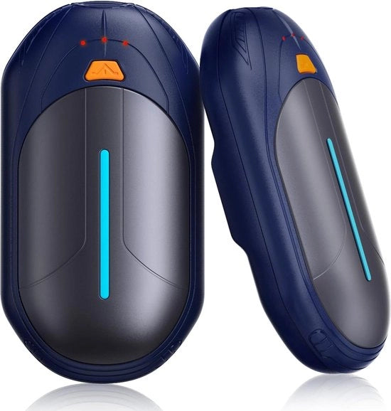 Set di riscaldatori manuali riconfigurabili - set di 2 pezzi, riscaldatori manuali elettrici con 20 ore di riscaldamento - riscaldatore manuale portatile senza fili USB - regalo estivo per caccia, golf, campeggio, sci