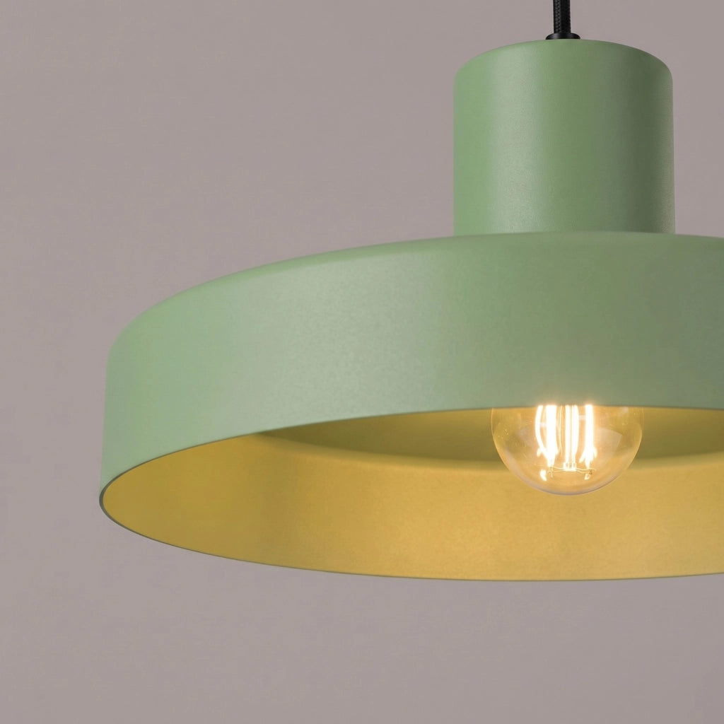 Lampada a sospensione BILO salvia