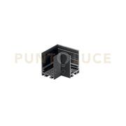 CONNETTORE ANGOLARE NERO PER BINARIO DAVINCI A SOFFITTO E SOSPENSIONE 4,5X4,2X2,6CM