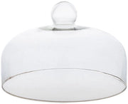 Copertura per torta in vetro non conduttivo 25 cm - Piatto per torta rotondo - Impermeabile - Portatile - Duraturo - Copertura trasparente per torta - Copertura per torta