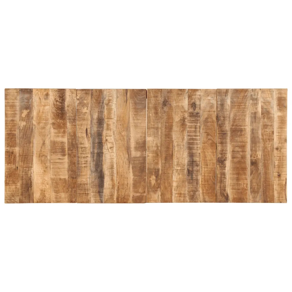 Tavolo da Pranzo 220x90x75 cm in Legno Grezzo Massello di Mango 373608
