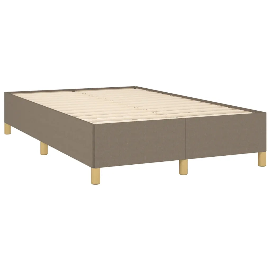 Giroletto a Molle con Materasso Tortora 120x190 cm in Tessuto