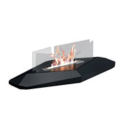 Camino a Bioetanolo da Tavolo 59,8x30,4x18 cm 1500W 0,4L Boston Nero