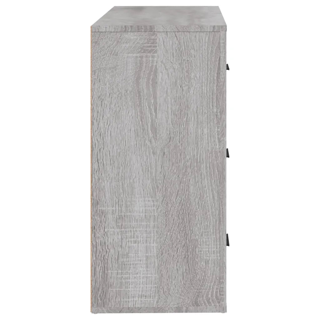 Credenza-Buffet-Armadio da cucina Grigio Sonoma 80x33x70 cm in Legno Multistrato 303239