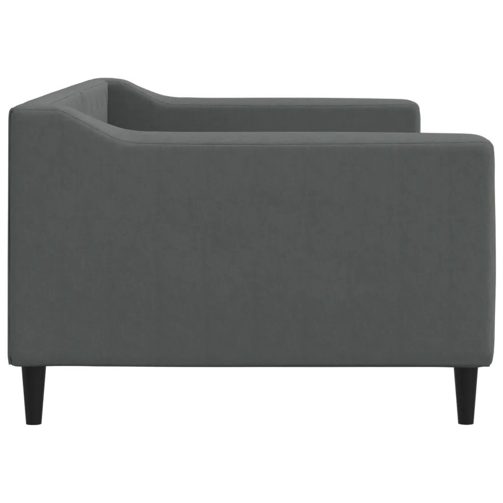 Letto da Giorno Grigio 90x200 cm in Tessuto 354162