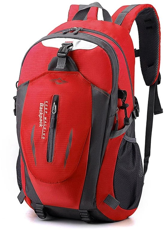Borsa da 40L impermeabile – zaino da campeggio leggero – rosso
