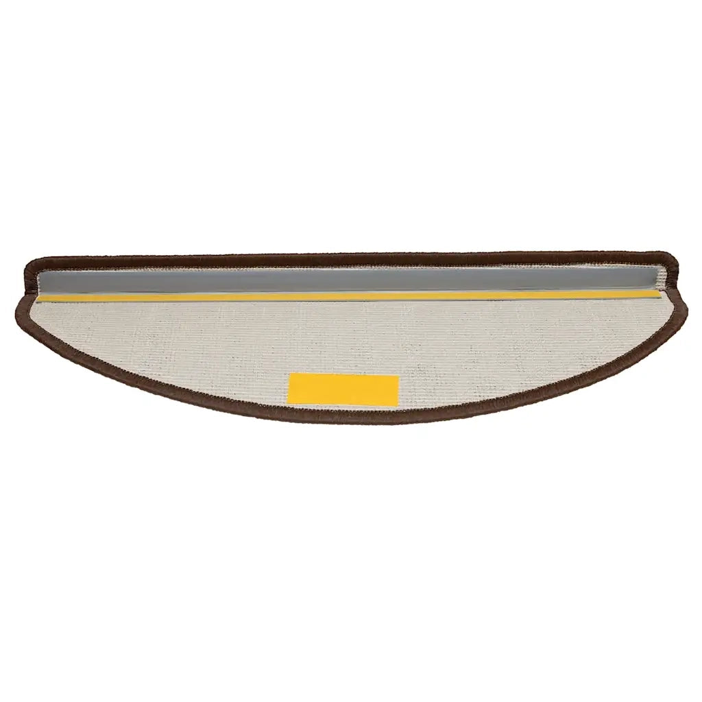 Tappetini per scale 20 pz | Gradini per Scale 65x21x4 cm Marrone Semicircolari Grandi
