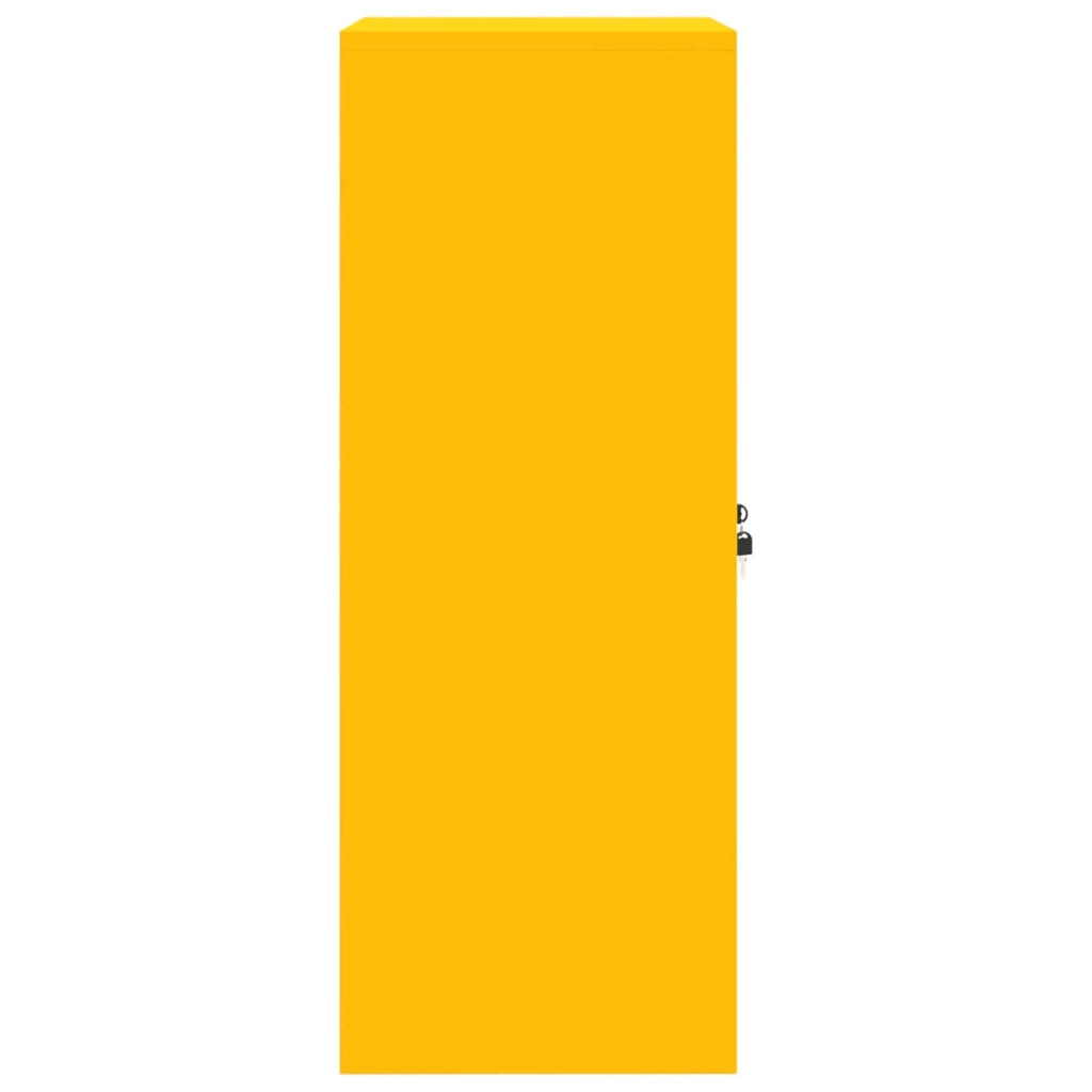 Armadio Giallo senape 60 x 40 x 105 cm Acciaio
