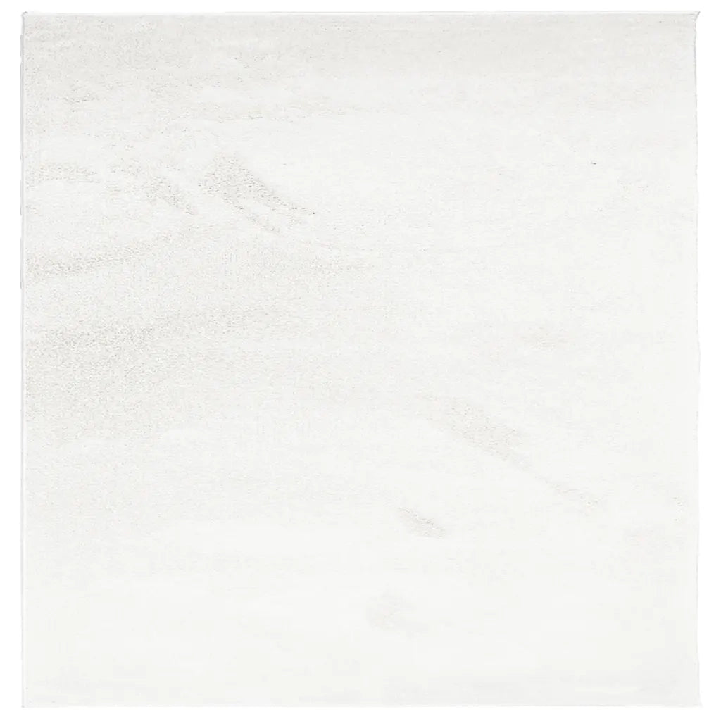 Tappeto OVIEDO a Pelo Corto Crema 120x120 cm 375511