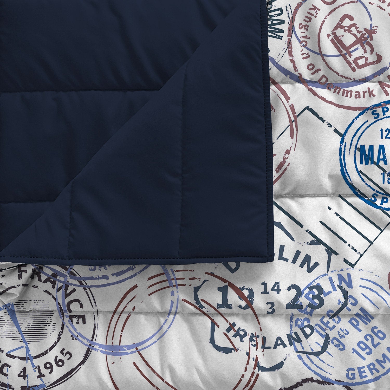 Trapuntino Singolo 100gr con Stampa in Microfibra Travel Life