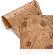 Pergamena Vintage Cadeaupapier 50 fogli Impermeabile Ambientalmente Piatto per Utensili da Cucina e Briciole di Pane
