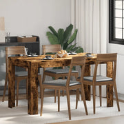 Tavolo da Pranzo Rovere Fumo 140x74,5x76 cm Legno Multistrato