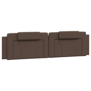 Cuscino Testiera Viana Marrone 200 cm in Similpelle CFW3448115
