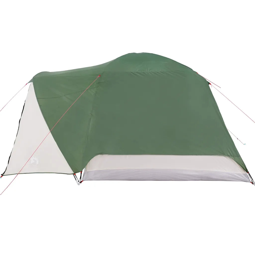 Tenda da Campeggio con Portico per 4 Persone Verde Impermeabile 94415