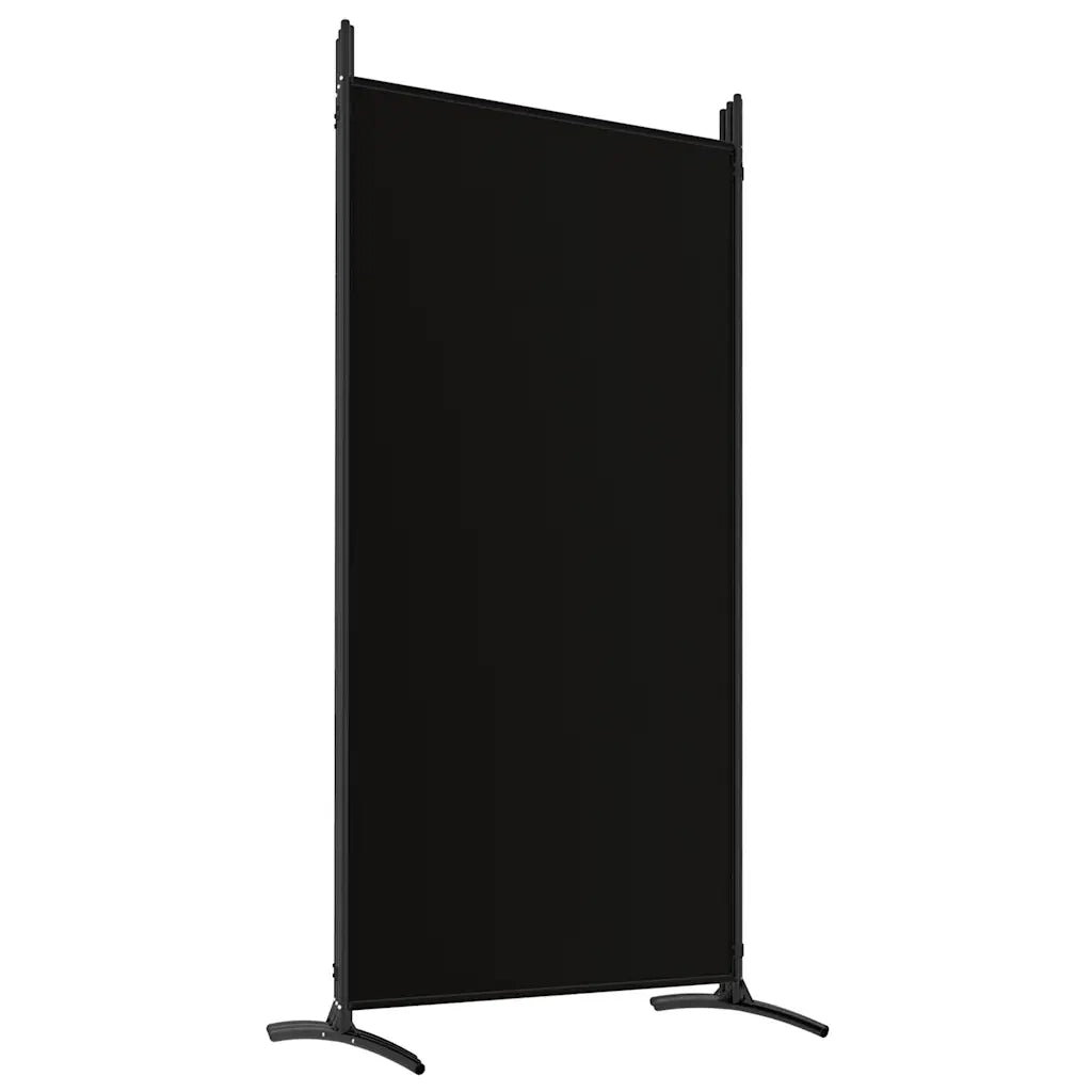 Divisorio a 5 Pannelli Nero 433x180 cm in Tessuto 350269