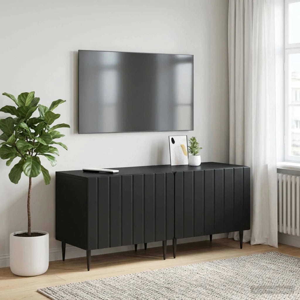 Mobile TV Nero Legno ingegnerizzato 896456