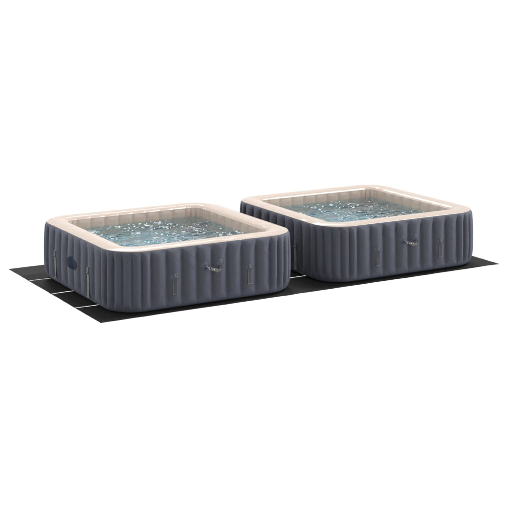 Copertura Rettangolare per Piscina Nera Plastica 820 x 420 cm