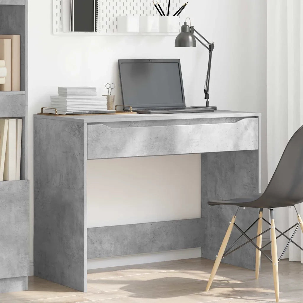 Scrivania Grigio Cemento 100 x 50 x 78 cm Legno ingegnerizzato 888940