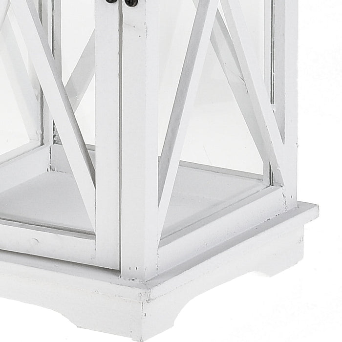 Set 2 Lanterna in Legno H 80 cm