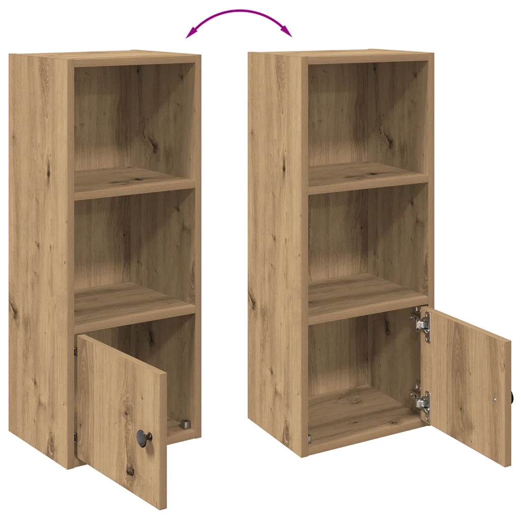 Libreria Rovere Artigianale 31x24x77 cm in Legno Multistrato