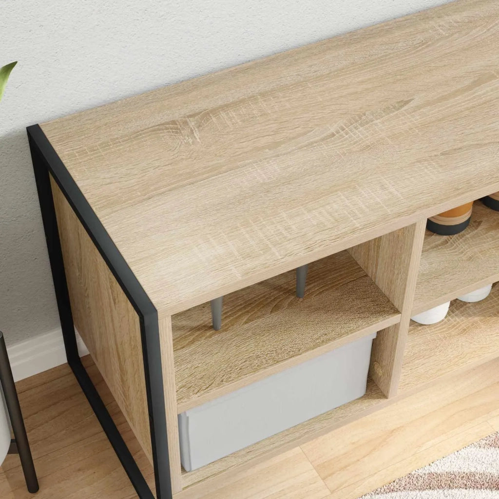 Mobile per scarpe Sonoma 100 x 35 x 44 cm Legno multistrato 886451