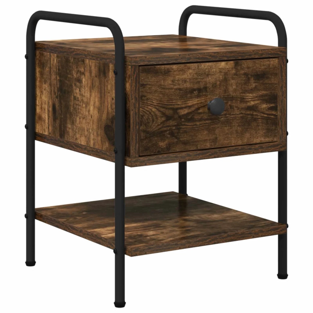 Armadio da Notte Rovere Fumo 35 x 36,5 x 47 cm 8007663