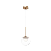 Lampadario A Sospensione Moderno Basic Form Luce G9 20W Metallo Oro Ip20