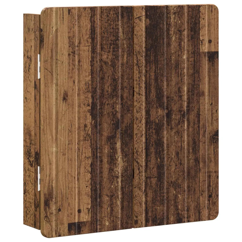 Armadio per Dartboard ZWOLLE Legno antico 52,5 x 10,5 x 57,5 cm 896453