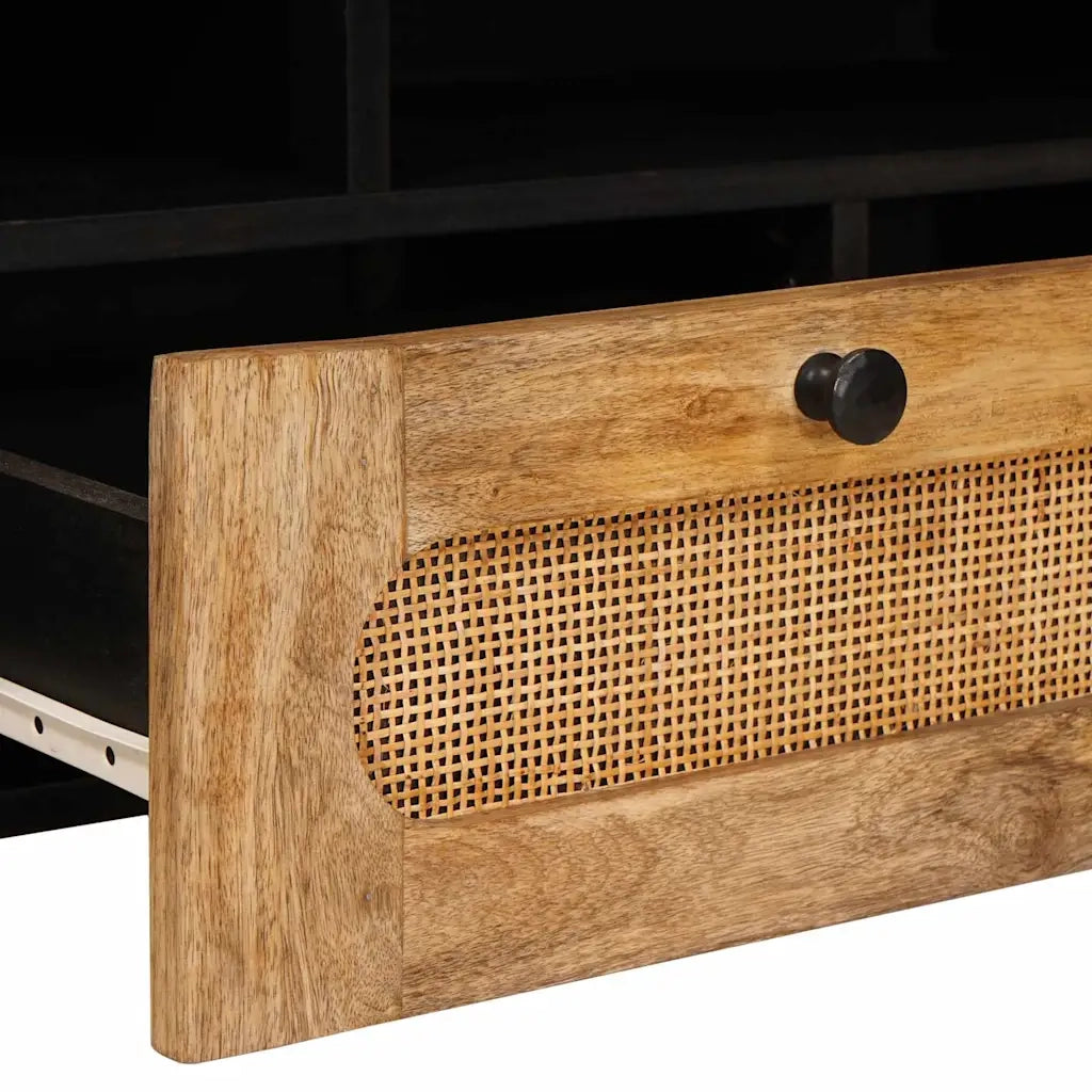 Mobile TV-Credenza per TV Marrone 100 x 33 x 46 cm Legno di mango massello 857253