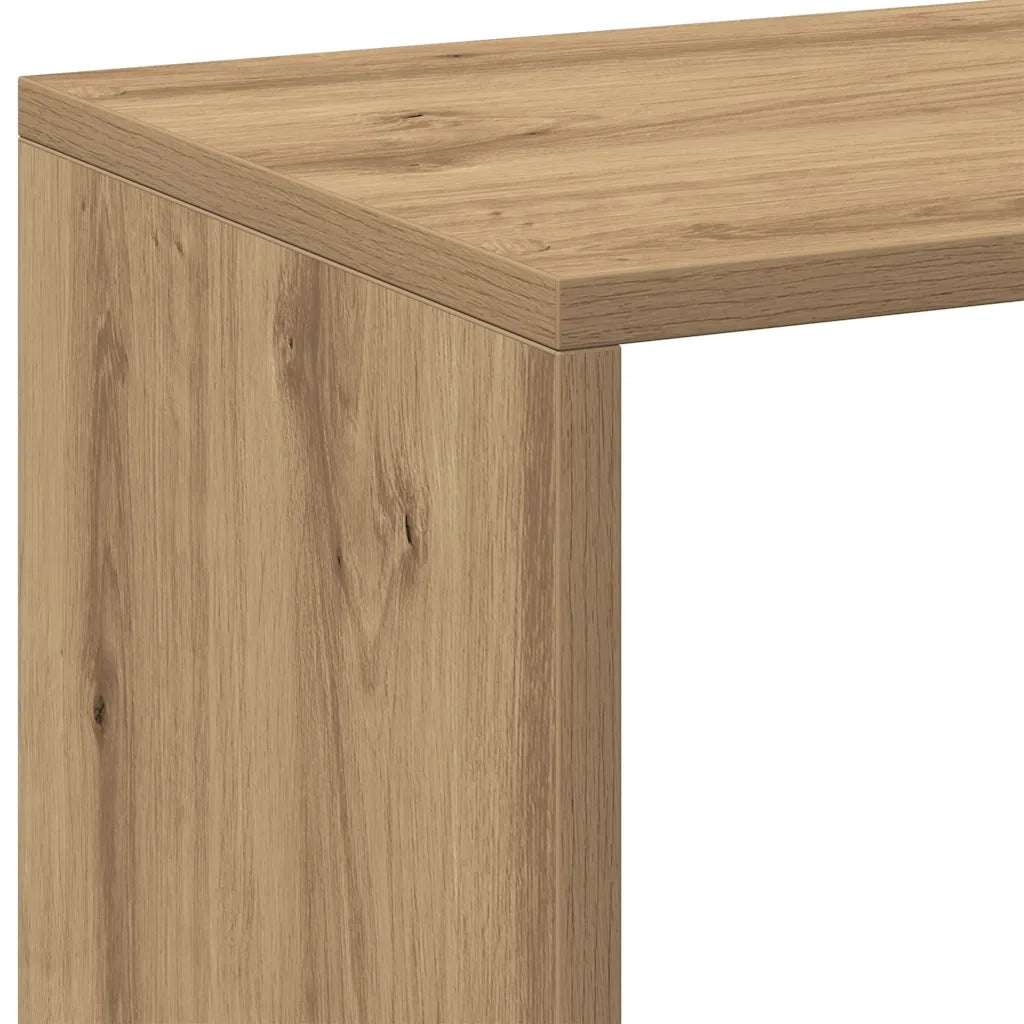 Libreria Divisorio-Scaffale per Libri-Mobile di Stoccaggio Rovere Artigianale 67x25x161,5 cm Truciolato