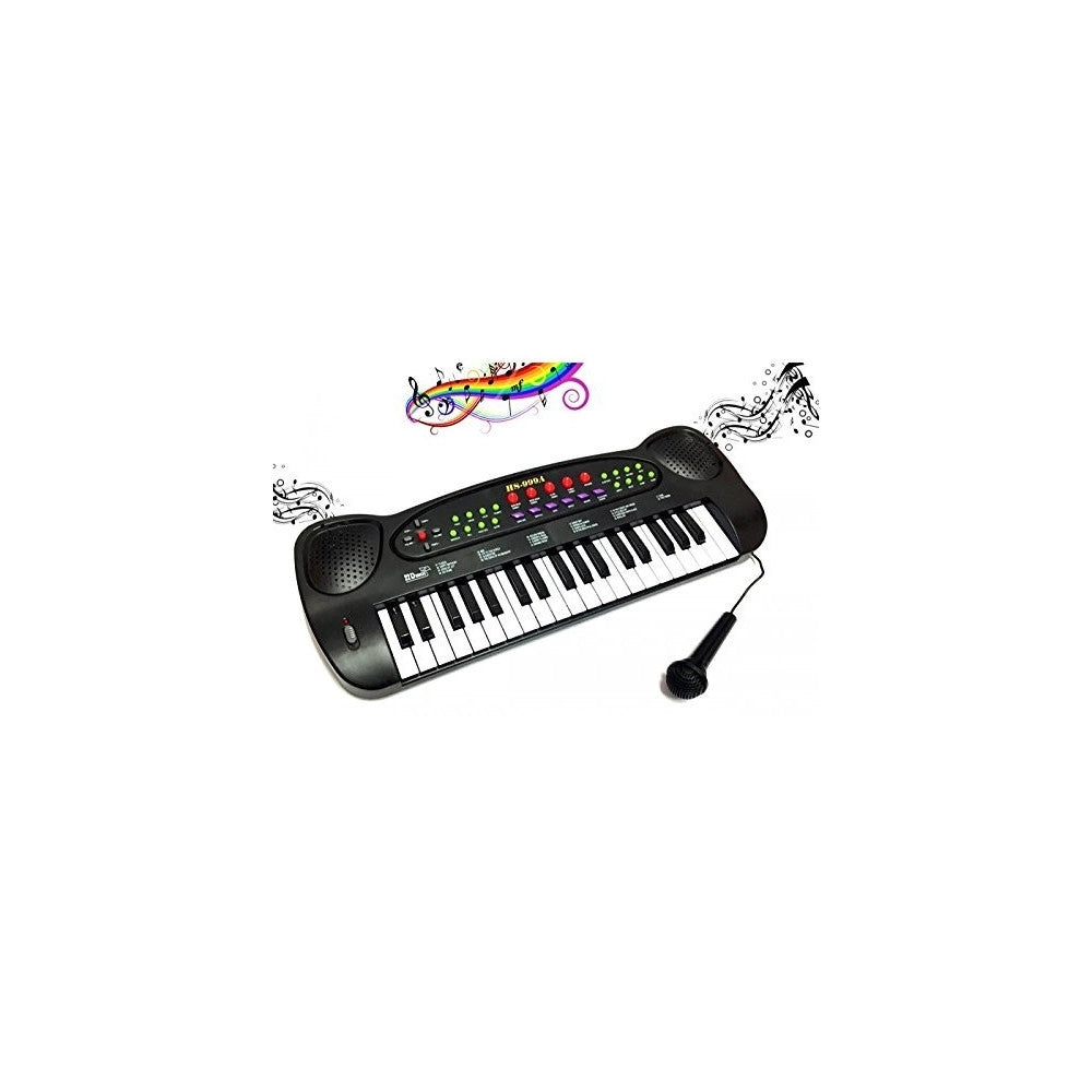 Trade Shop - Tastiera Elettronica Giocattolo Con Microfono 22 Tasti Con 8 Melodie 8 Strumenti -