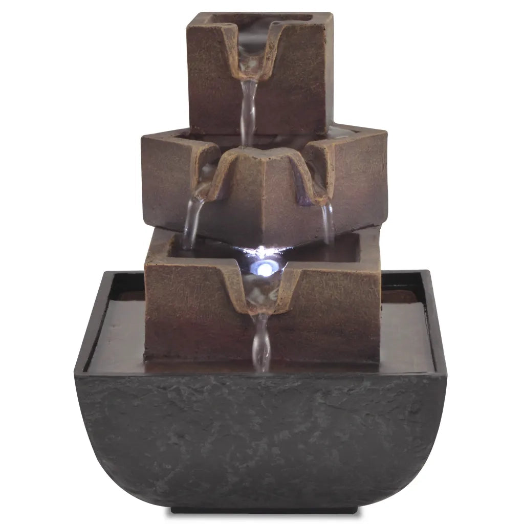 Fontana da Interni con Luce a LED in Poliresina CFW9619755