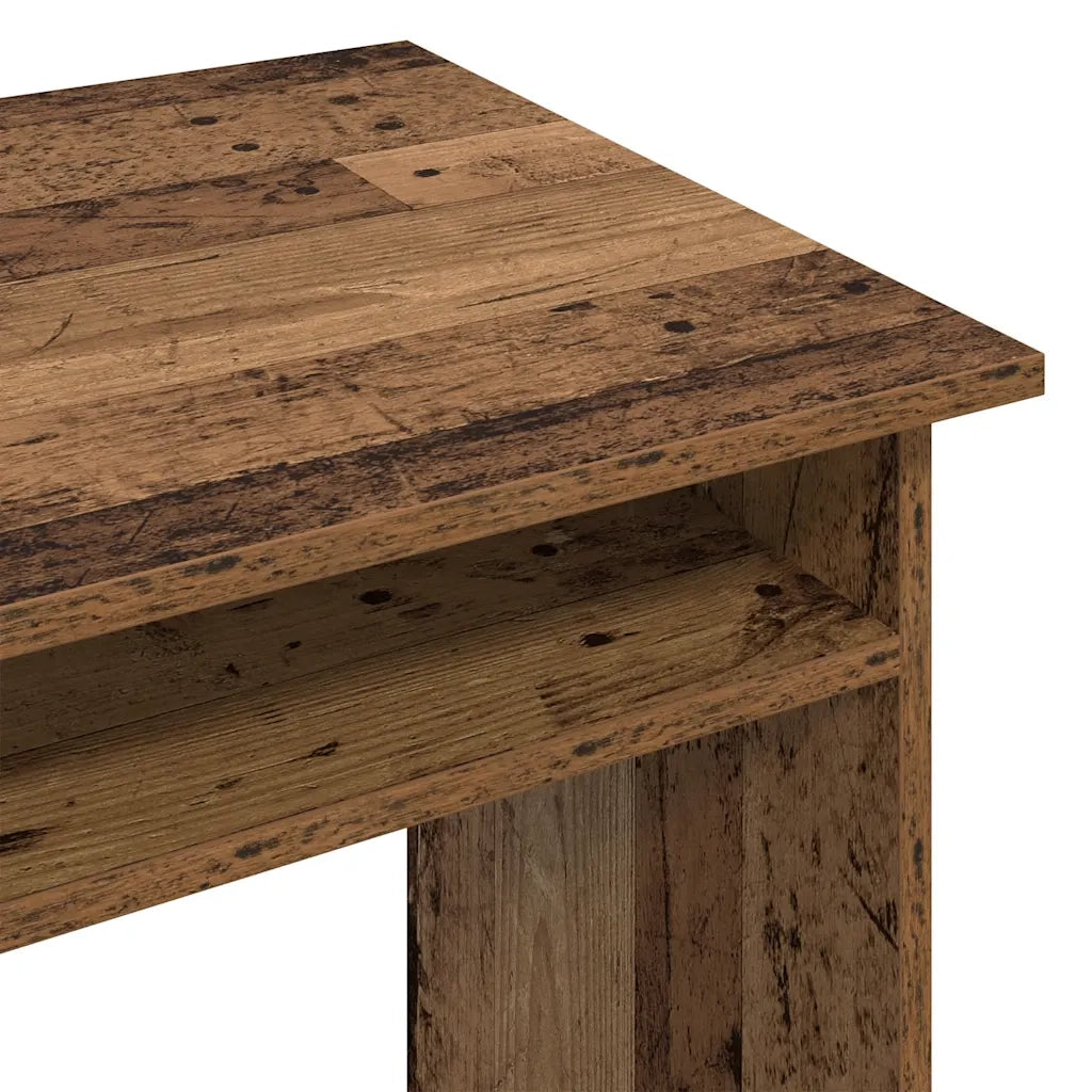 Scrivania Legno Antico 90x50x74 cm in Legno Multistrato 855976