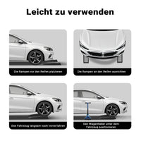 Cunei per camper auto 2 pz. max 3 t Rampa di livellamento piatta in plastica