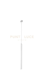 SOSPENSIONE TUBE H.60CM D.3CM BIANCO LED 3000K 365LM 5W