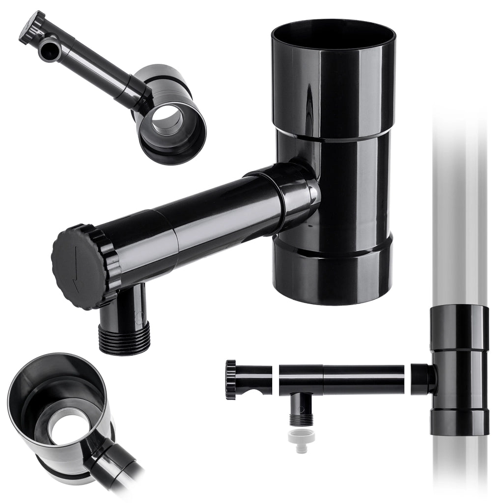 Collettore di acqua piovana KADAX con valvola di scarico da 80 mm