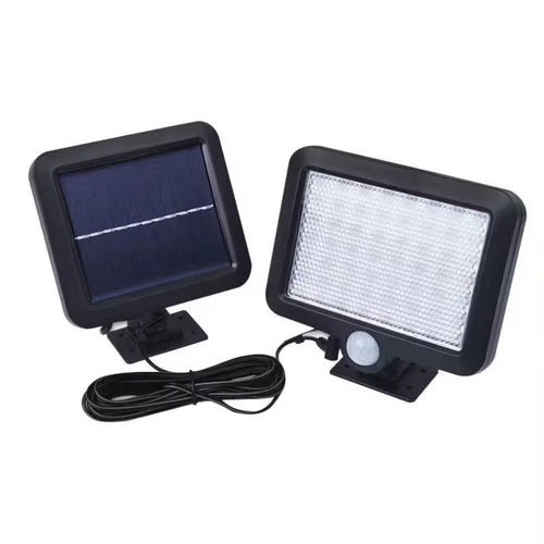 2 PEZZI FARI LED IMPERMEABILE FARETTO ESTERNO CON PANNELLO SOLARE 30W FARI LUCE
