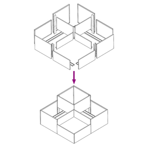 Piantana da Giardino  100x100x48 cm Verde Oliva Acciaio