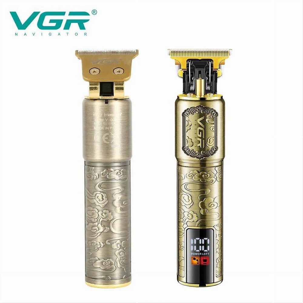 Trade Shop - Tagliacapelli Professionale Ricaricabile Senza Fili Regolabarba Usb Rasoio V-073 -
