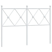 Testiera | Testata di Ricambio in Metallo Bianco 120 cm