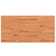 Piano Tavolo | Superficie Tavolo | Piano Scrivania 100x50x4cm Rettangolare Legno Massello di Faggio