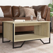 Tavolino da Salotto-Tavolino da soggiorno-Tavolo Rovere Sonoma 75x51x40 cm Legno Multistrato