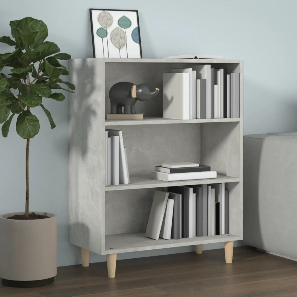 Credenza | Madia | Buffet da pranzo | Armadio da pranzo Grigio Cemento 69,5x32,5x90 cm in Legno Multistrato